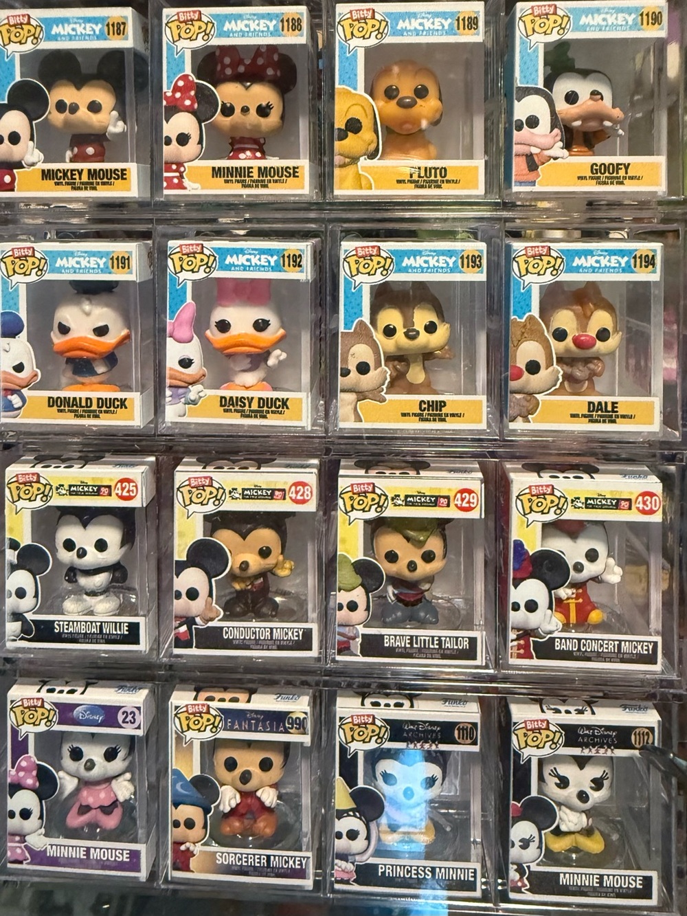 Funko Bitty Pop! Disney Assorted Characters - full 12 piece set!